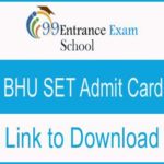 BHU SET Admit Card